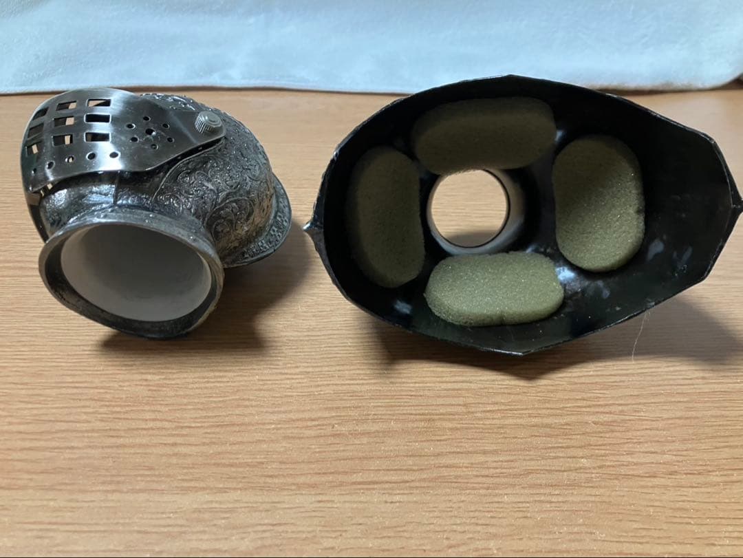 ニッカ　ウイスキー　ボトルカバー　兜＆騎士、ナポレオン（ミニ）
