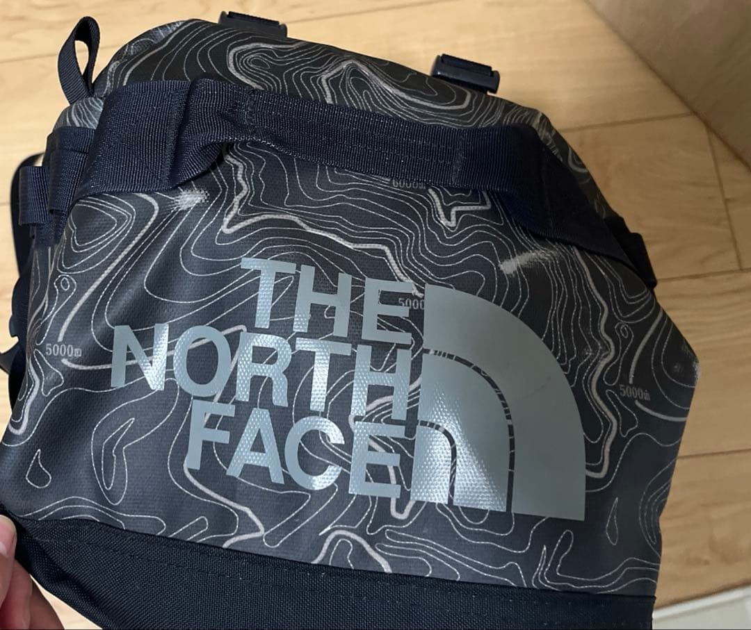 ノースフェイス ベースキャンプダッフル 等高線 North face