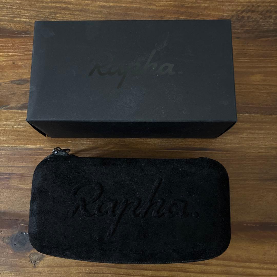 Rapha スポーツサングラス 紫/赤 ケース付き