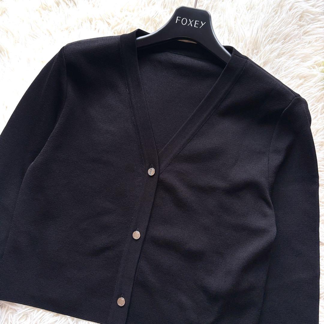 【美品】23年　フォクシー　Knit Top La Fete ラ・フェット