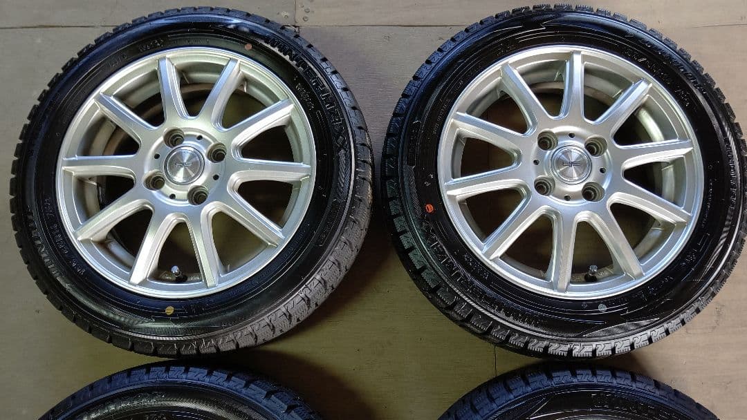 naoダンロップ 155/65R14 ホイール付き 4本セット