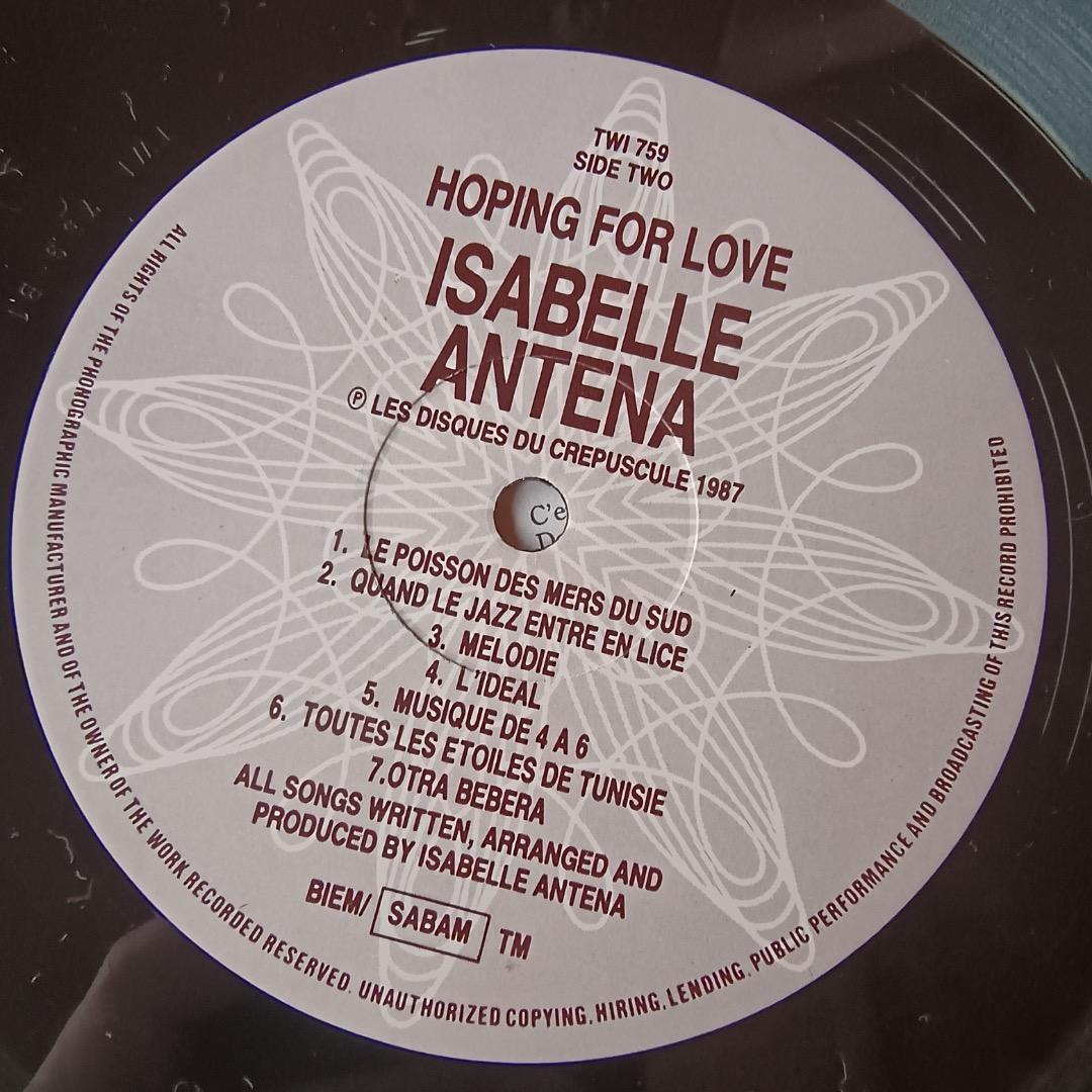 Hoping For Love（LP)/Isabelle Antena