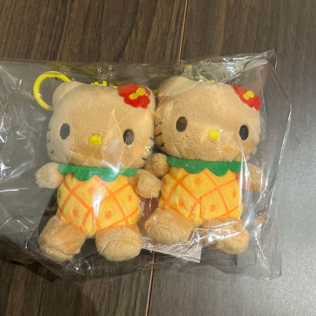 ハローキティ パイナップルキーホルダー セット