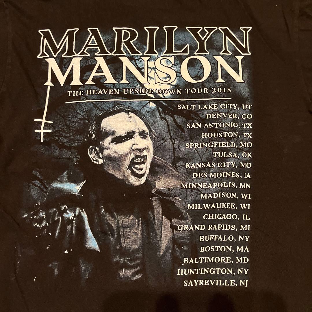 マリリンマンソン Marilyn Manson 2018ツアー バンT ロックT