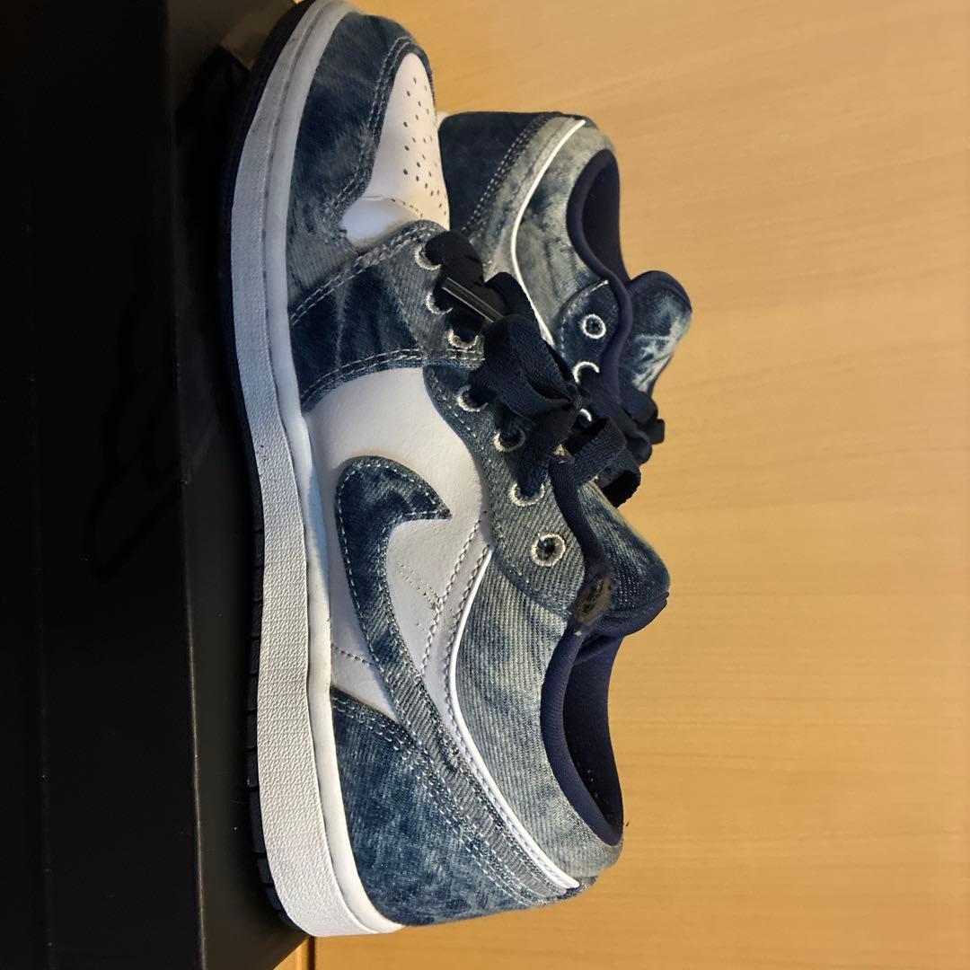 靴 Nike Air Jordan 1 Low Washed Denim 26cm