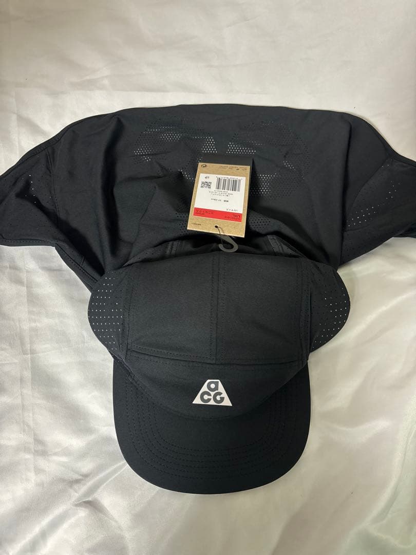 新品未使用 NIKE ACG フライキャップケープ付きL/XL ブラック