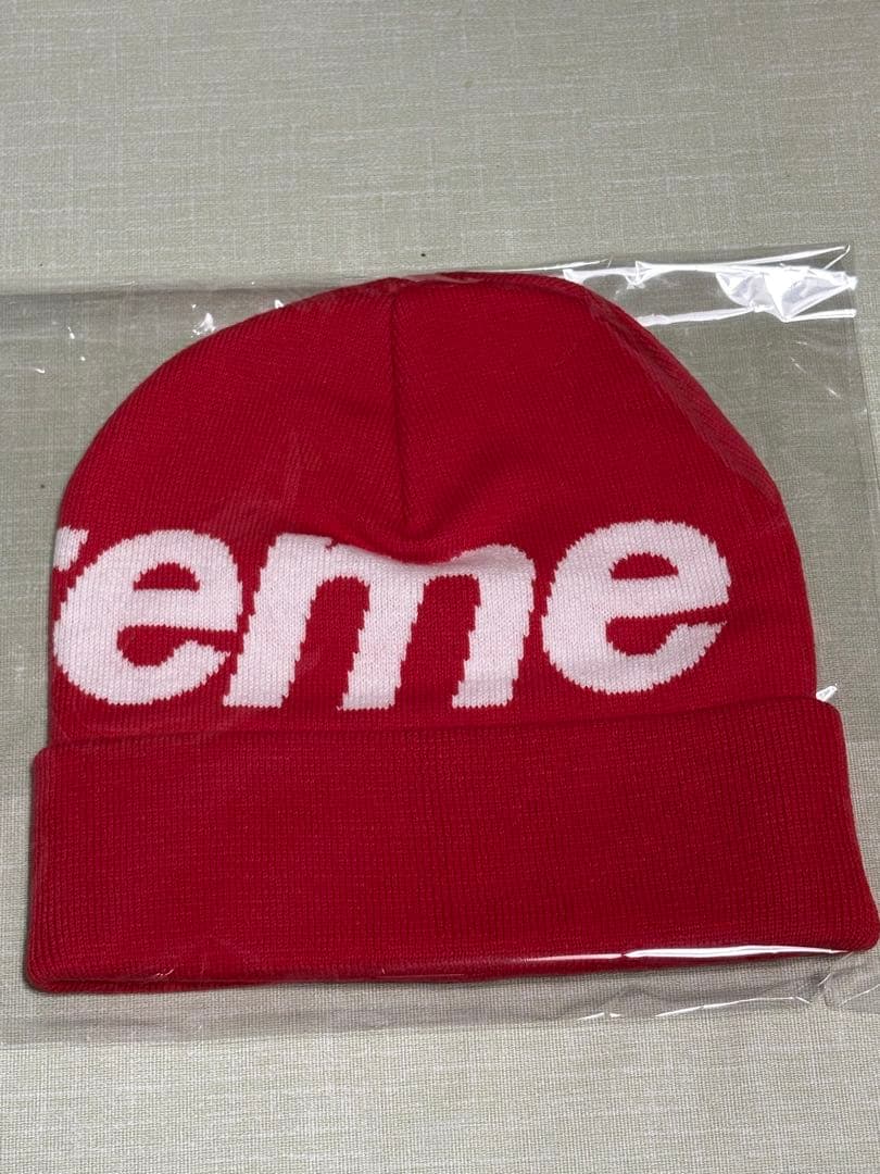 【新品未開封】Supreme Big Logo Beanie Red 25FW