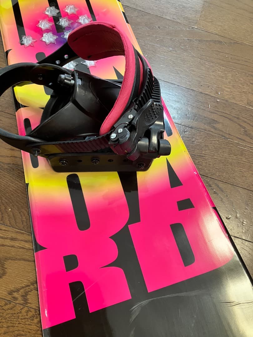 120cm JOYRIDE スノーボード バインディングキッズ小学生 ジュニア