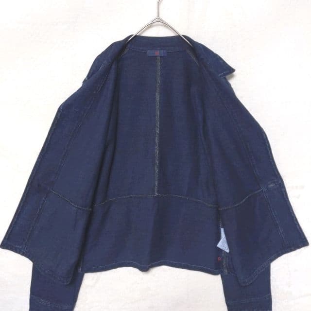 専用　45rpm　Ｌ　デニムジャケット　コンチョボタン　　インディゴブルー