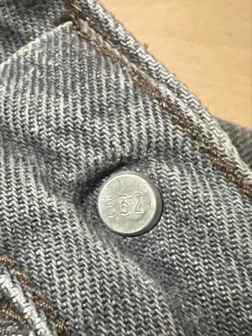 Levi's 501 0658 先染めブラック リーバイス　W34L34紙タグ