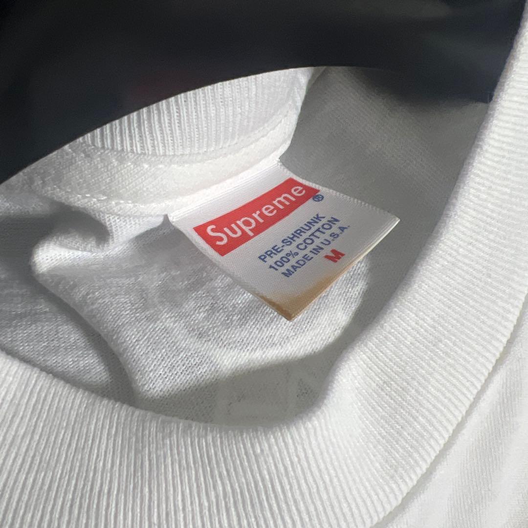 Supreme ホワイト Tシャツ 20周年記念