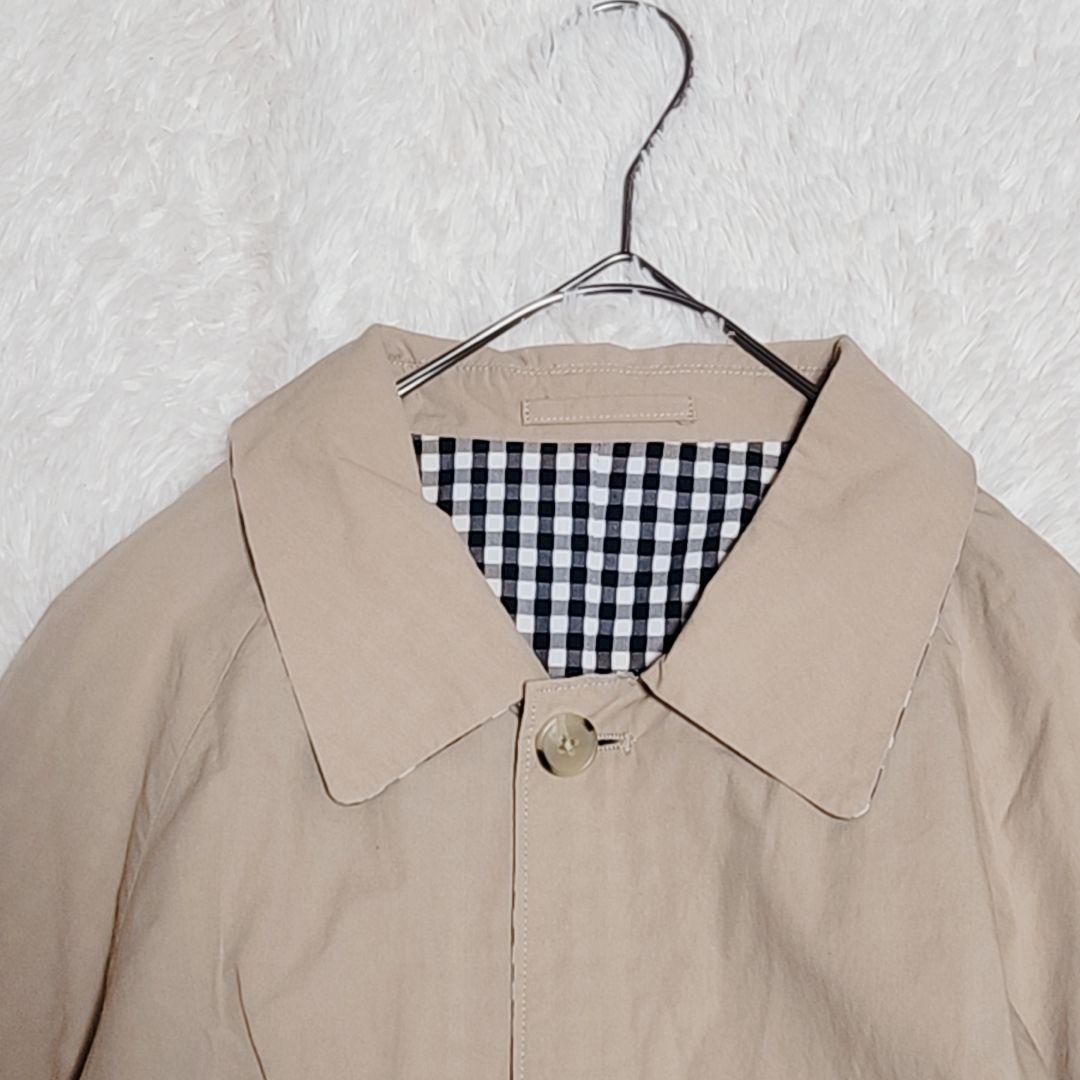 URBAN RESEARCH DOORS リバーシブル コート ギンガムチェック