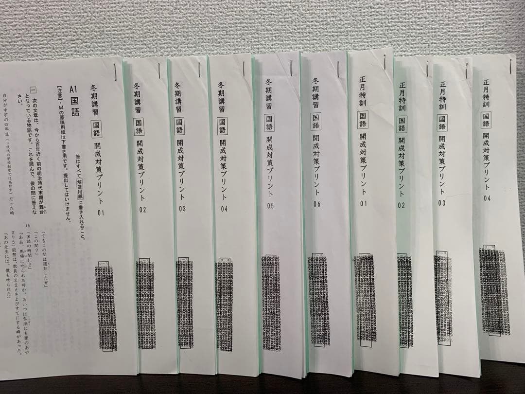 【お値下げ】サピックス SAPIX開成 SS特訓・夏期志・冬期・正月特訓