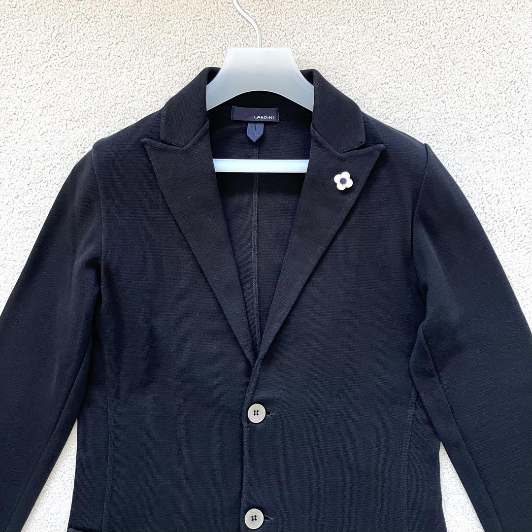 【美品】LARDINI JK.504 テーラードニットジャケット(XS)