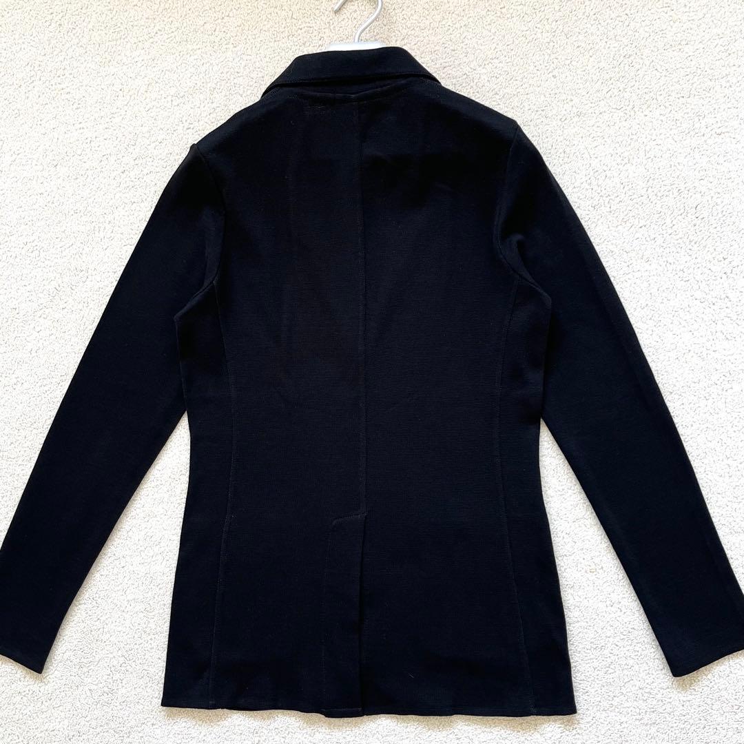 【美品】LARDINI JK.504 テーラードニットジャケット(XS)
