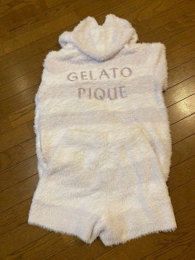 美品、GELATO PIQUE フード付きルームウェアセットアップ