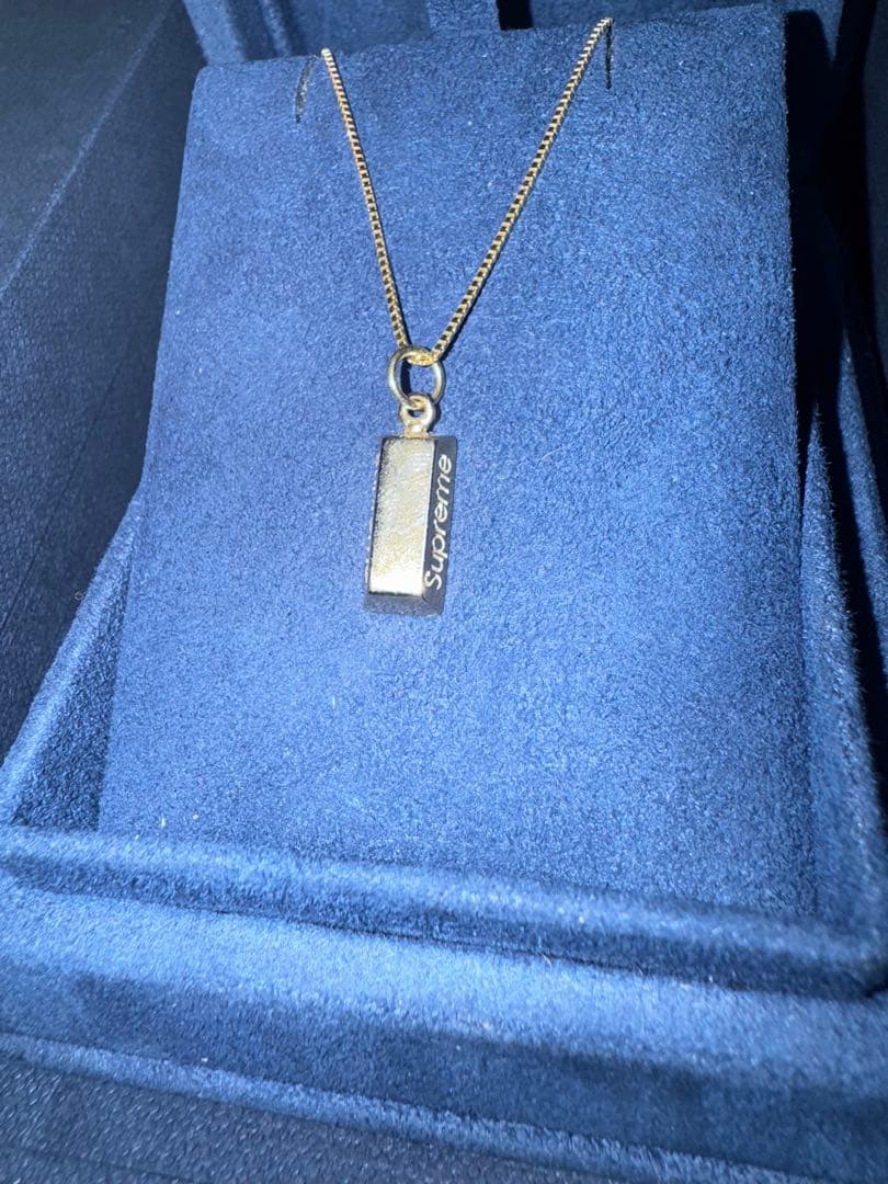 アクセサリー 2016SS Supreme Goldbar Pendant top