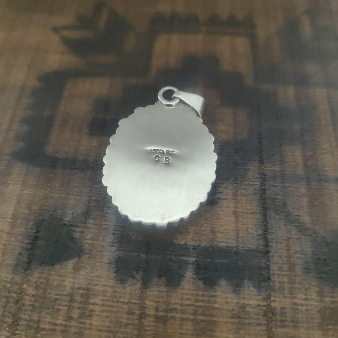 シルバー ペンダント　ネックレス　ターコイズ　STERLING　インディアン