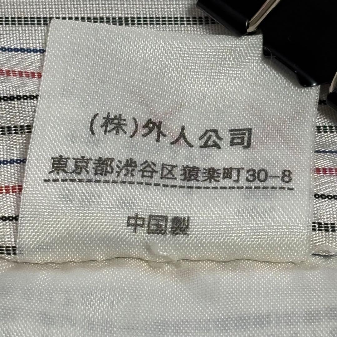 【美品】GAIJIN-MADE メンズ コーデュロイ ボア ジャケット 濃茶　M
