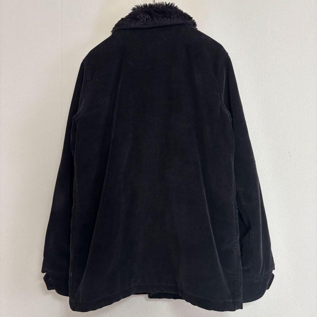 【美品】GAIJIN-MADE メンズ コーデュロイ ボア ジャケット 濃茶　M