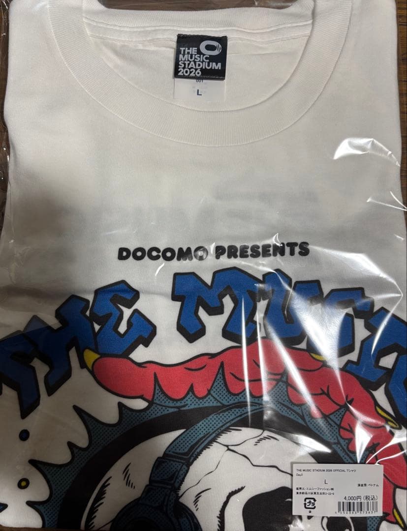 THE MUSIC STADIUM 2026 Tシャツ Lサイズ　新品未開封