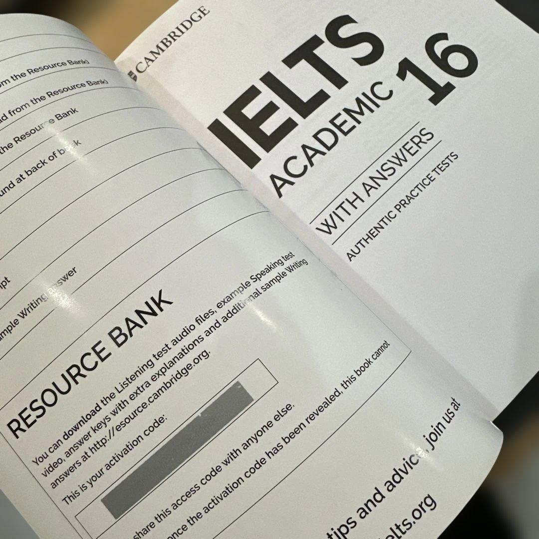 IELTS Academic 15-18 （リソースバンク・コード未使用）