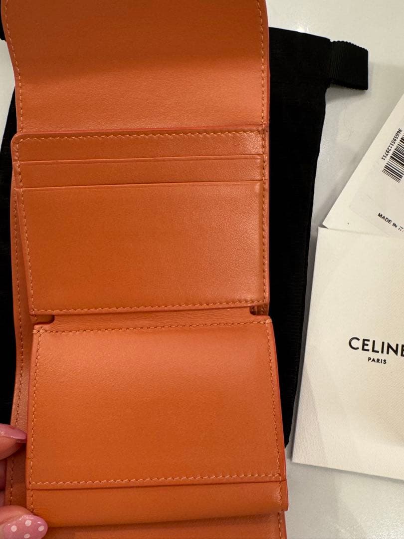 【新品】CELINEトリオンフ ミニウォレット