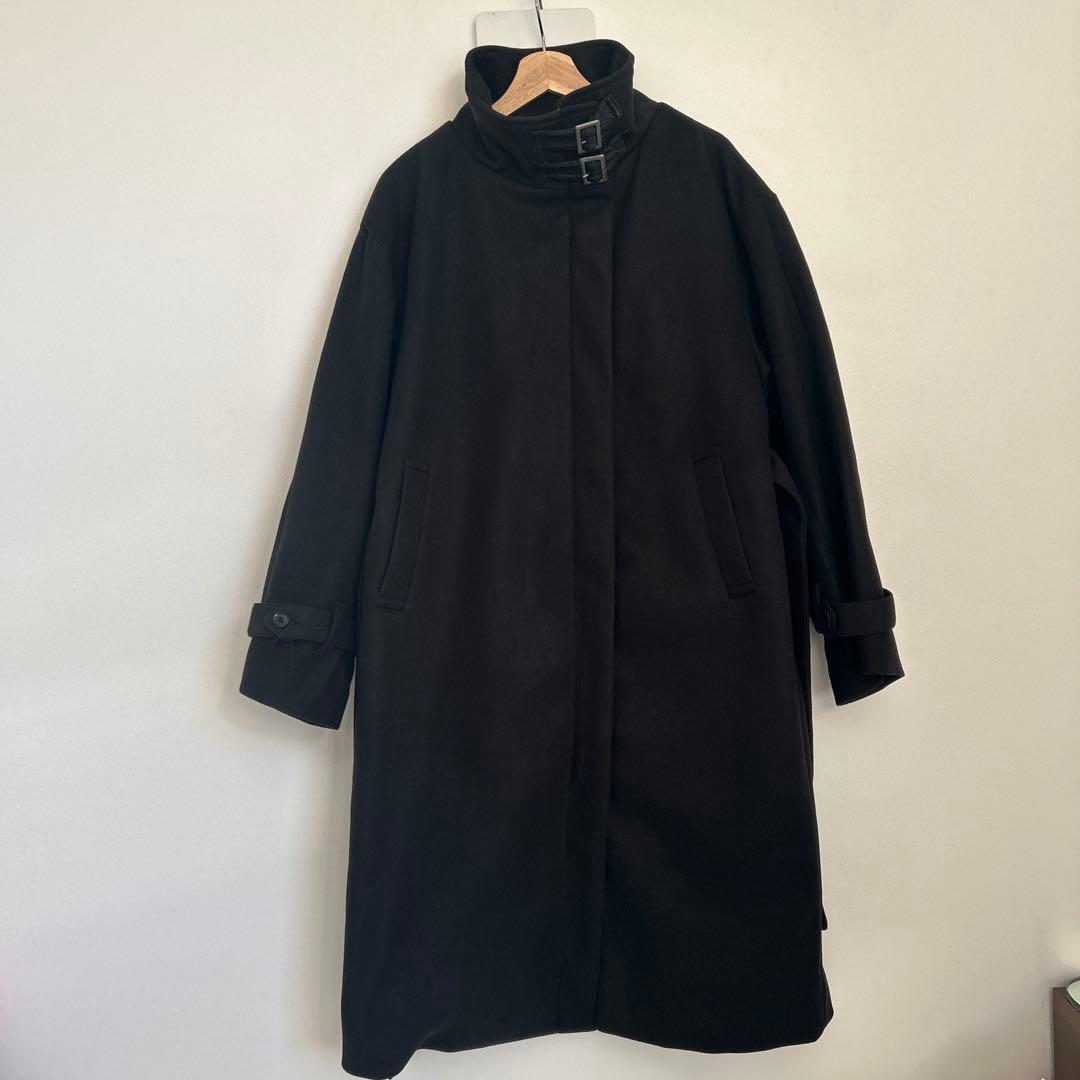 AZUL by moussy ブラック ロングコート