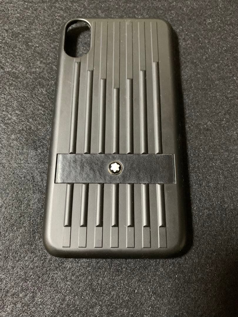 【希少廃盤美品】MONTBLANC ブラック iPhoneケース