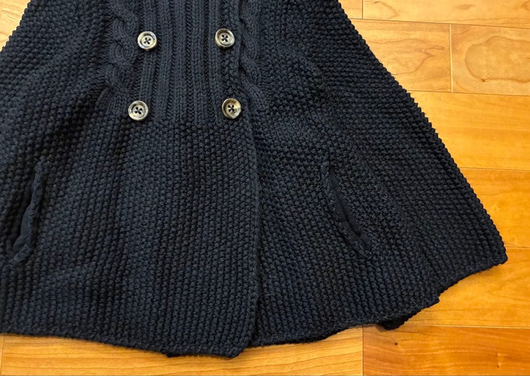 MaxMara SPORTMAX ウール　毛　ボレロ　カーディガン　黒　S
