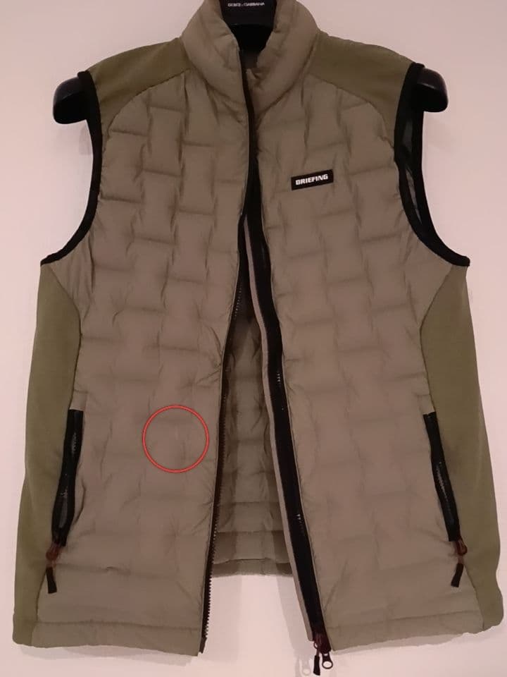 【連休限定値下げ】BRIEFING 正規品　HYBRID DOWN VEST　L