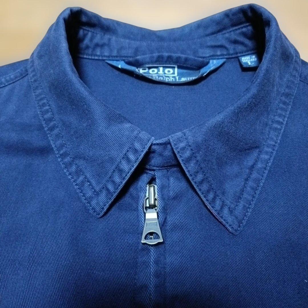 Lサイズ Polo by Ralph Lauren ネイビー スウィングトップ