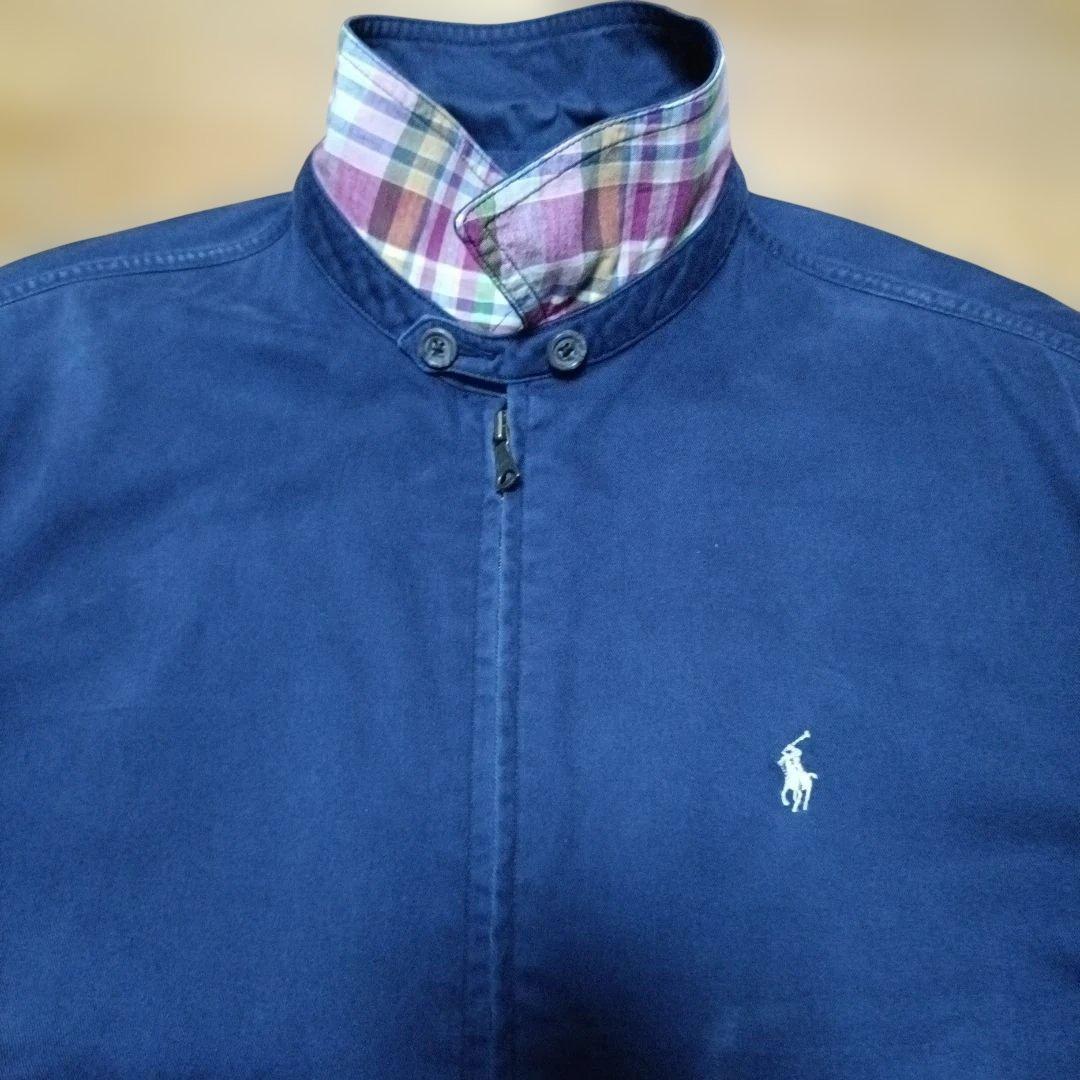 Lサイズ Polo by Ralph Lauren ネイビー スウィングトップ