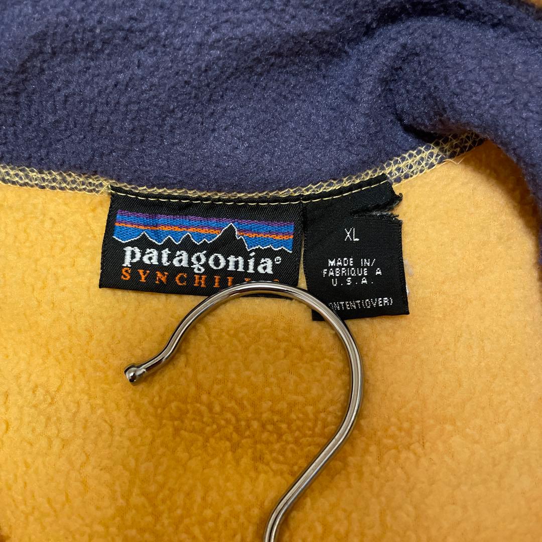 90s USA製 Patagonia パタゴニア シンチラベスト マンゴー