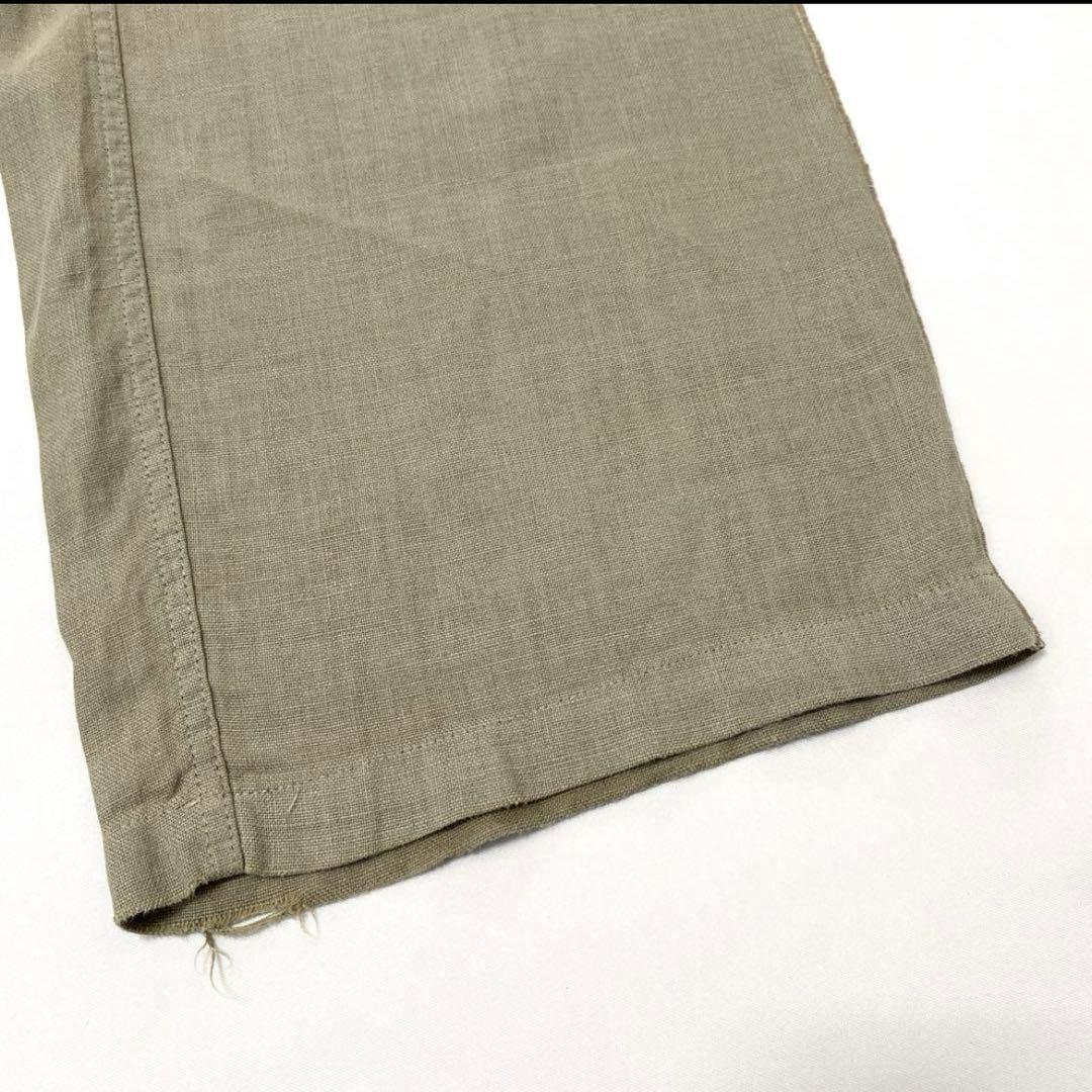 パンツ Giorgio Armani linen wide slacks
