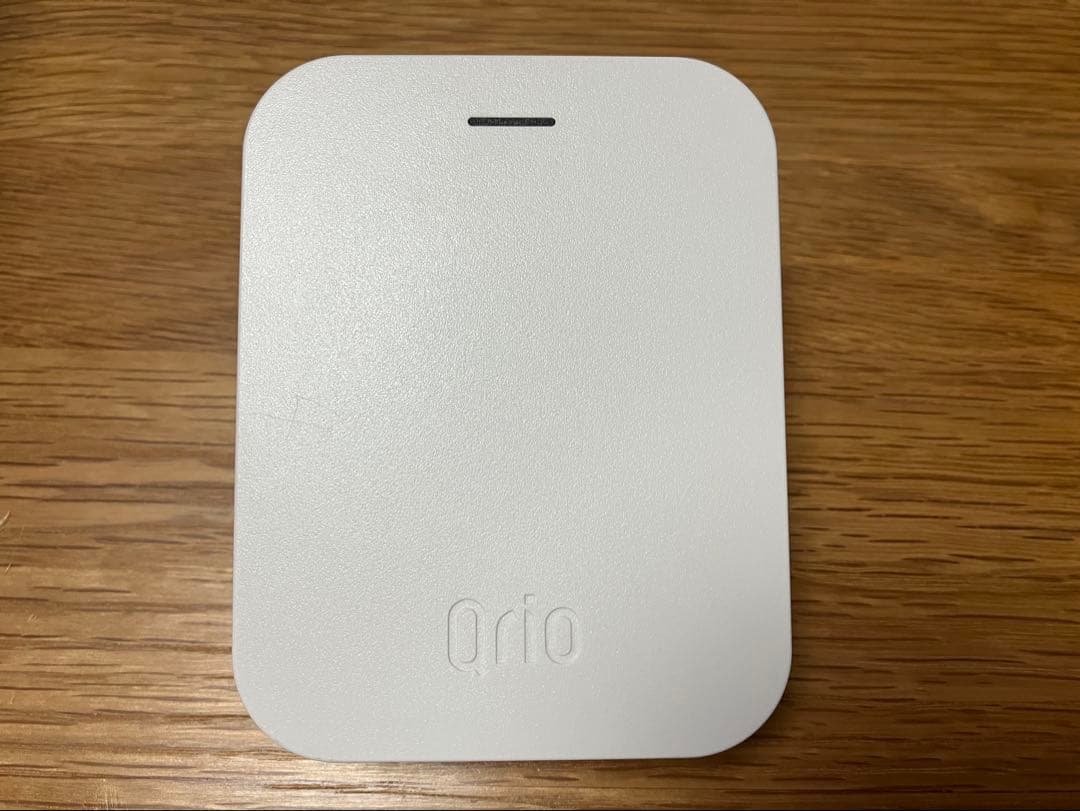 Qrio Lock 黒・Qrio Hubセット、予備用電池×2個、両面テープ付き