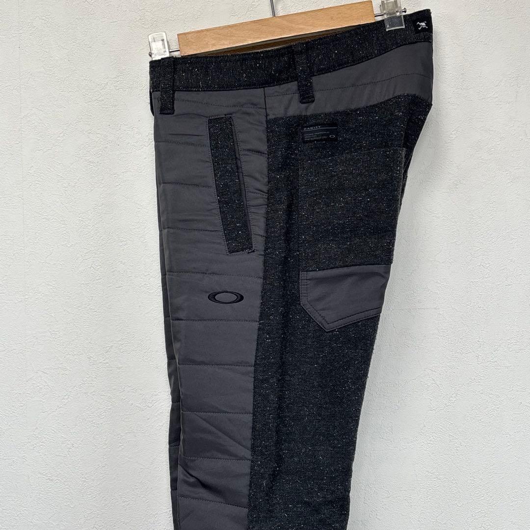 専用 オークリー ゴルフ パンツ 中綿 スラックス ボトム ダウン グレー