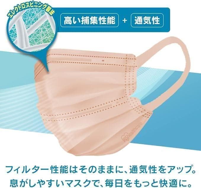 Fumiアイリスオーヤマ【ナノエアーマスク】アッシュグレー　30枚×20箱