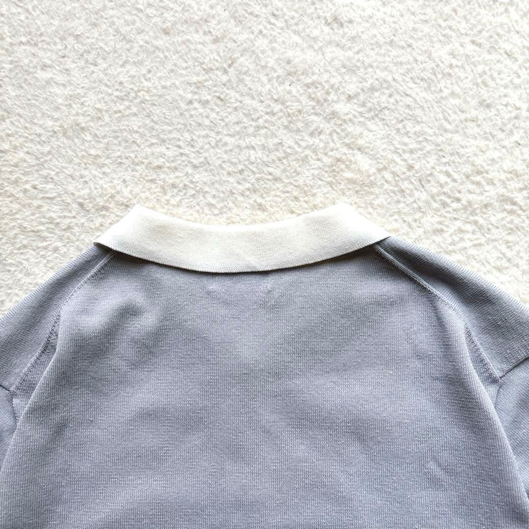 完売品✨マッキントッシュ フィロソフィー　バイカラーニットポロカーディガン