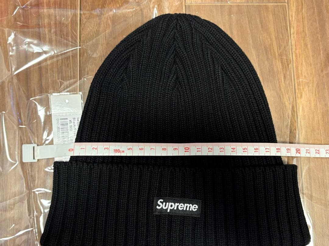 新品⭐️Supreme Overdyed Beanie ブラック黒 boxlogo