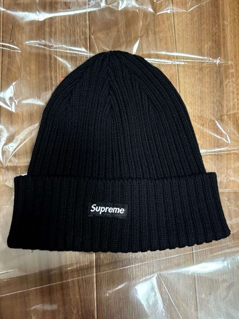 新品⭐️Supreme Overdyed Beanie ブラック黒 boxlogo