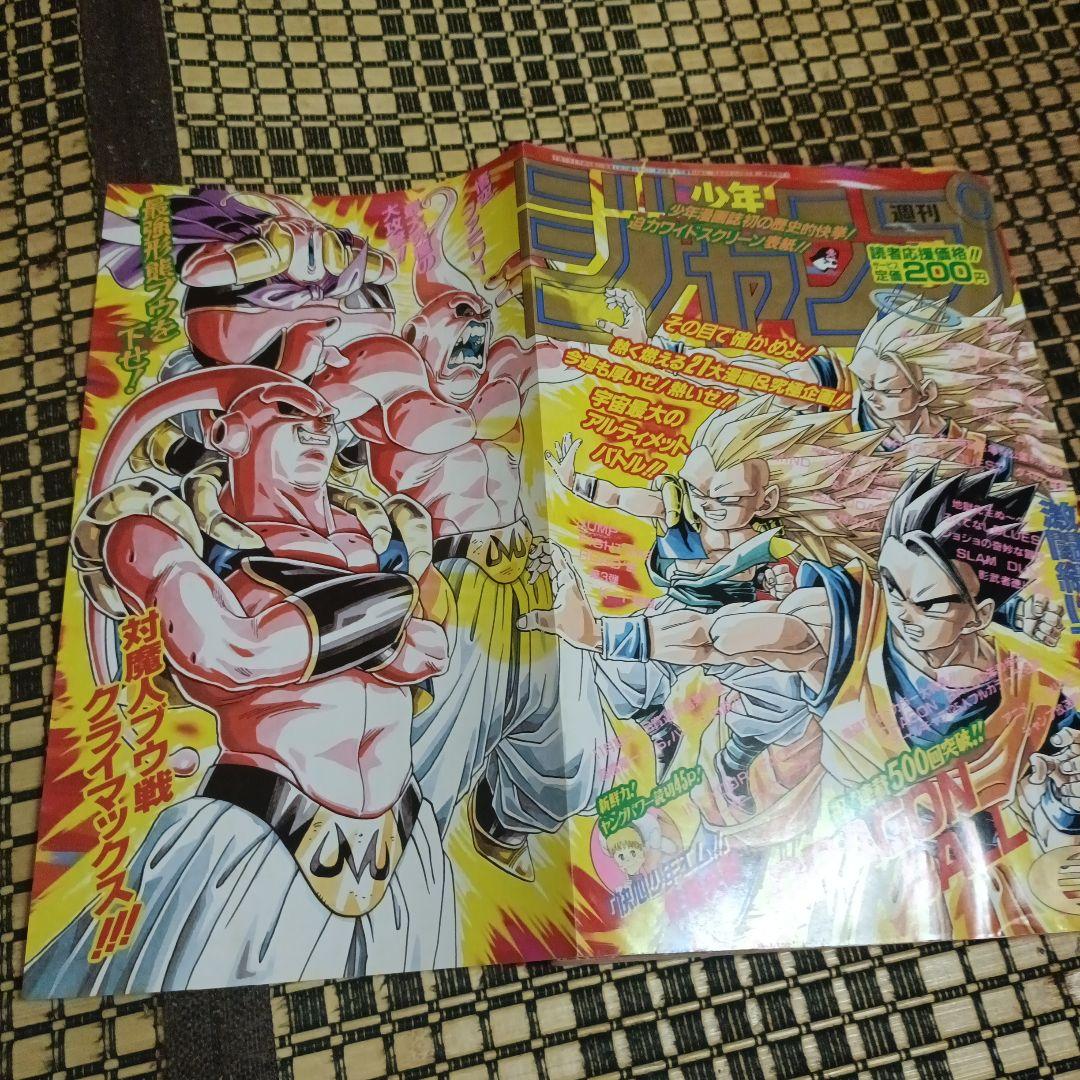 ●週刊少年ジャンプ ドラゴンボール 表紙1995年 7号 （ハガキ未使用、未記入