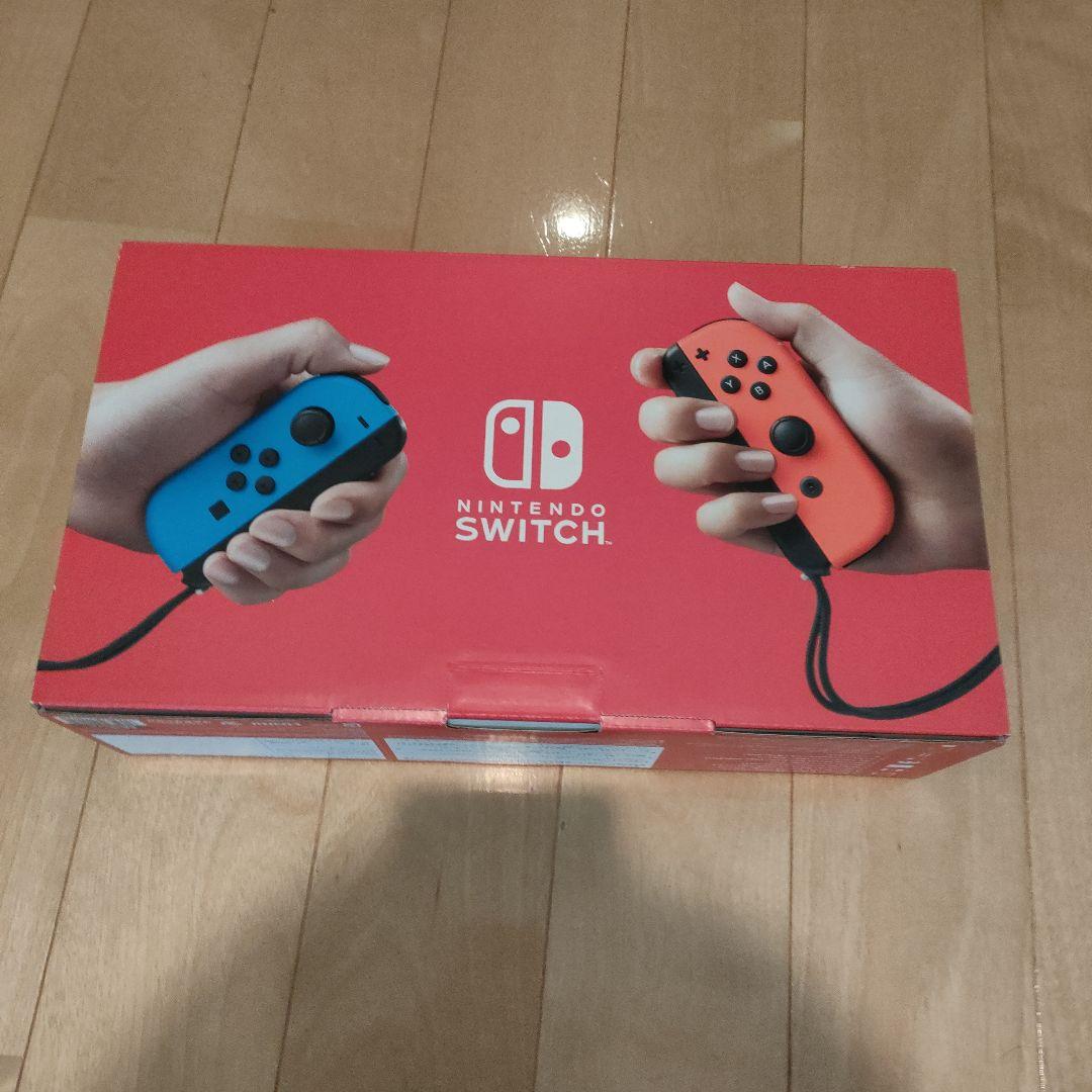 [新品外箱キズ有り]Nintendo Switchネオンブルー