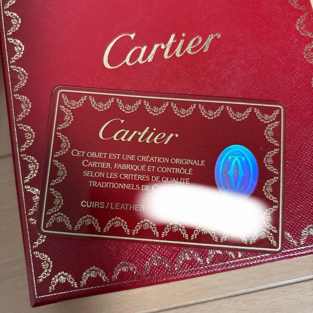 ビンテージ　カルティエ　Cartier 折財布　がま口
