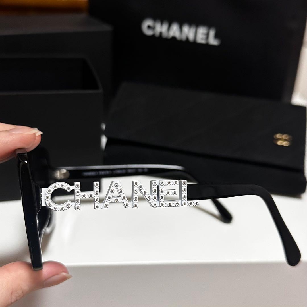 【超美品】CHANEL スクエアシェイプアイウェア 5422B