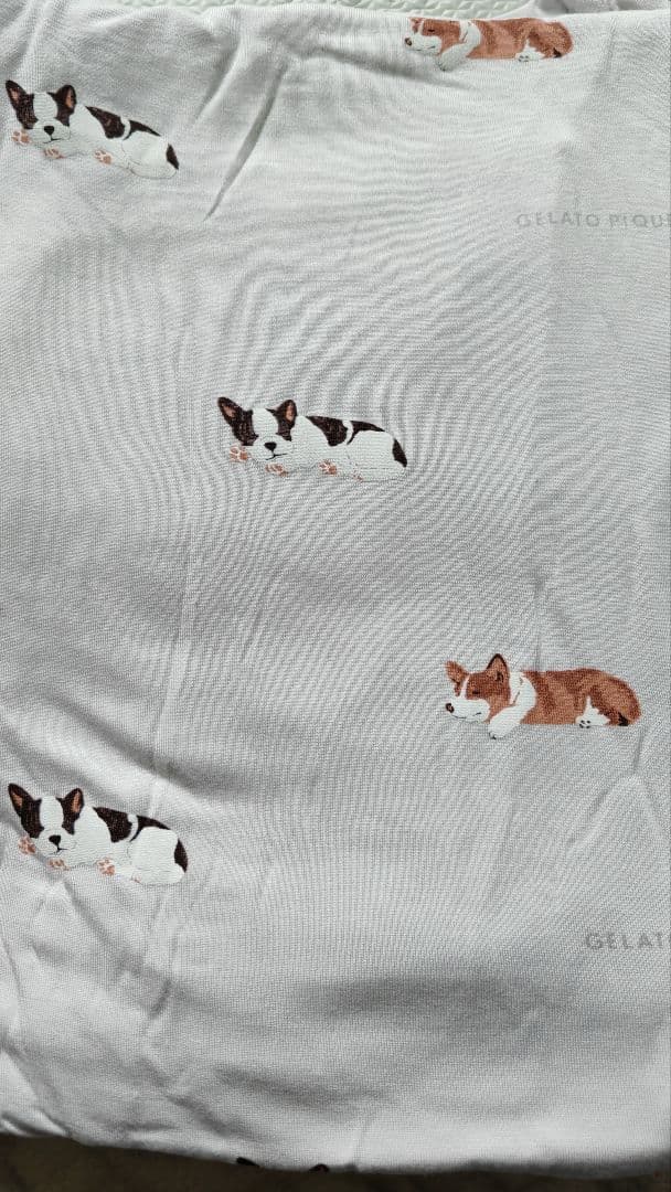 GELATO PIQUE フレンチブル柄 ルームウェアセット 16-5