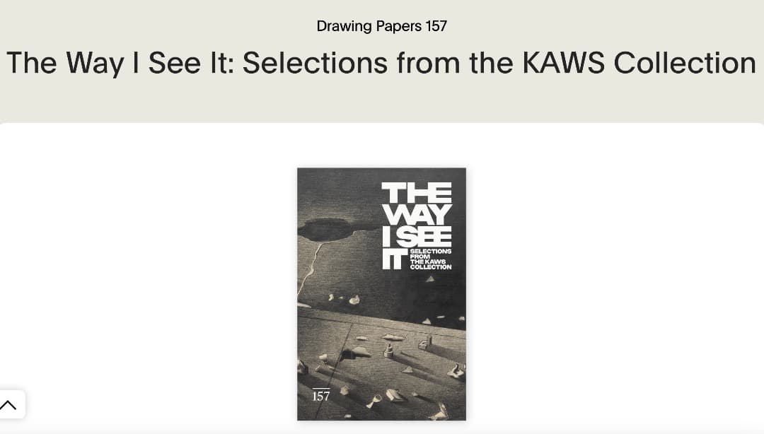 KAWS The Way I See It　カウズ コレクション展覧会図録