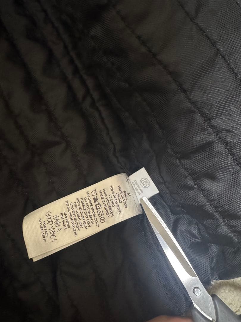 ジャケット・アウター STUSSY WORKJACKETCAMO CANVAS NEEDLEPUNCH