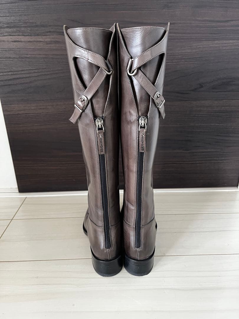 ★美品★SARTORE ロングブーツ　SR2200ダークグレー　37