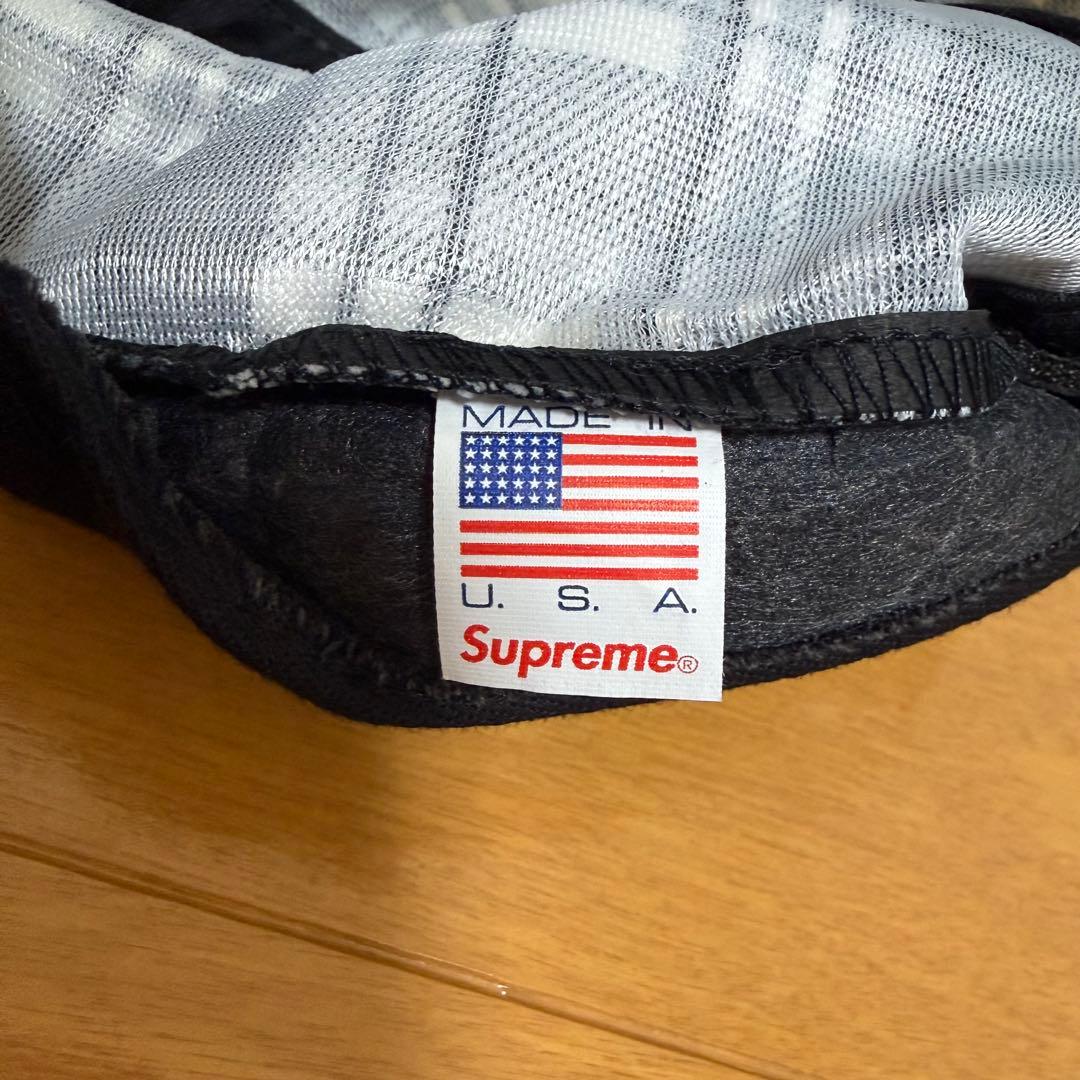 Supreme Big Plaid Camp Cap ブラック 09ss